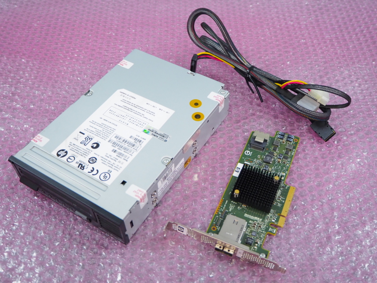 D0 ☆ hp LTO6 テープドライブ Ultrium 6 BRSLA-1204-DC ☆ 内蔵用SAS