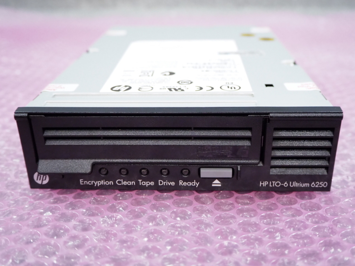 D0 ☆ hp LTO6 テープドライブ Ultrium 6 BRSLA-1204-DC ☆ 内蔵用SAS