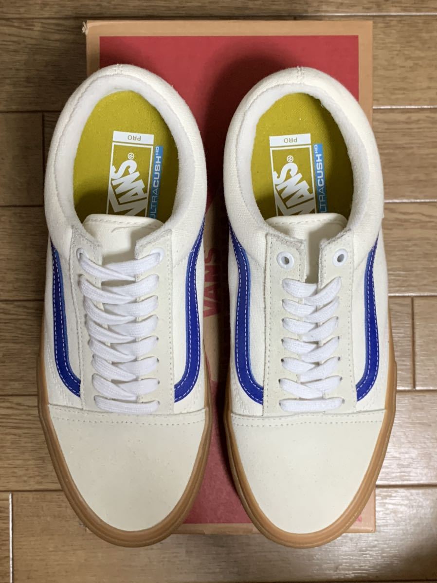 vans old skool pro marshmallow blue gum