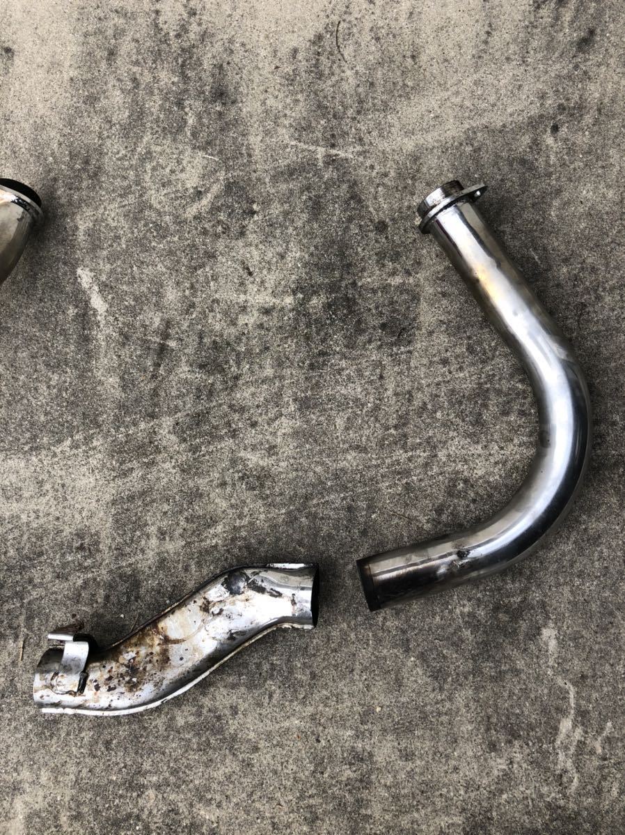 ショベルヘッド 4速フレーム用 アップスウィープマフラー フィッシュ