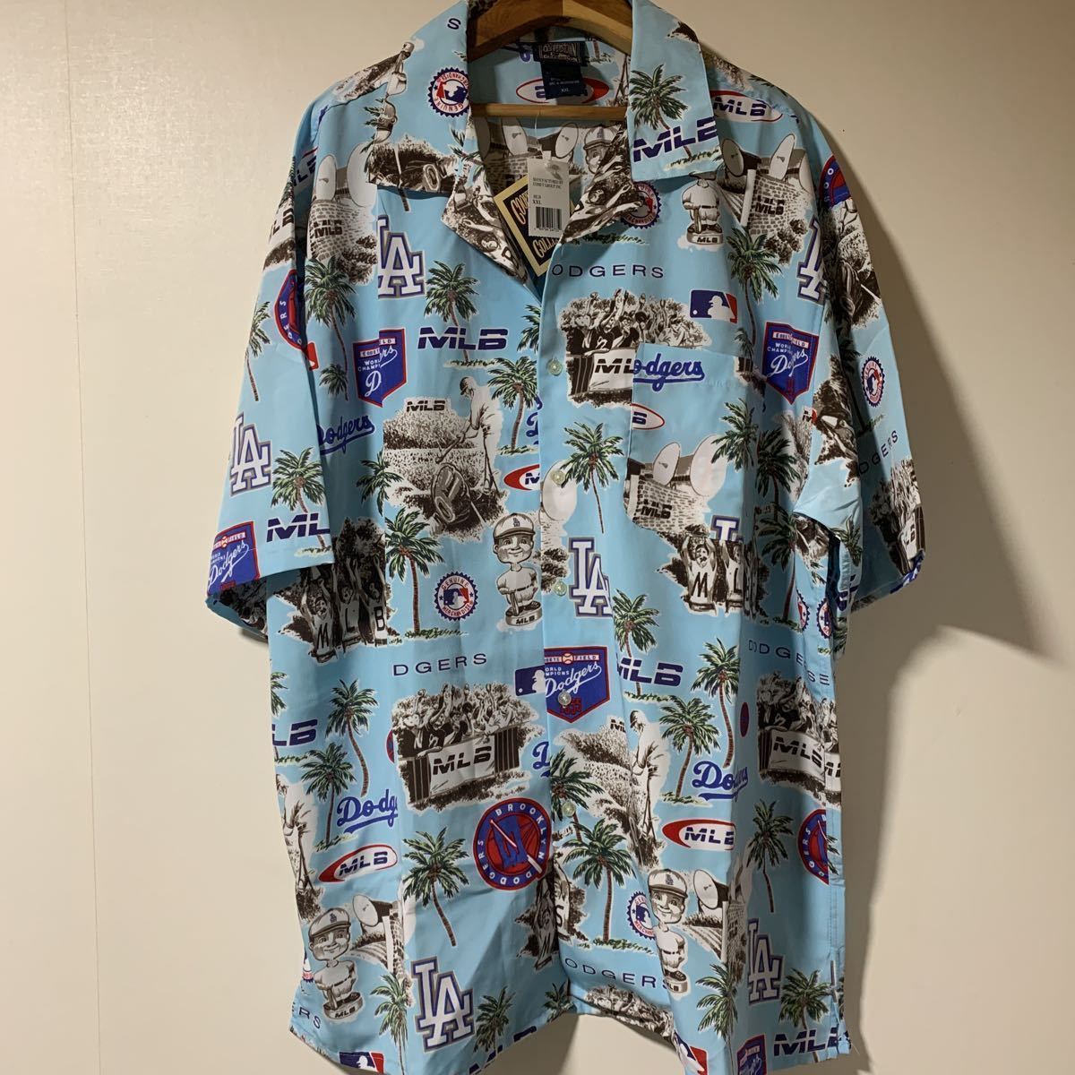 新品】MLB ◇クーパーズタウン◇L.A ドジャース アロハシャツ(XXL) の ...