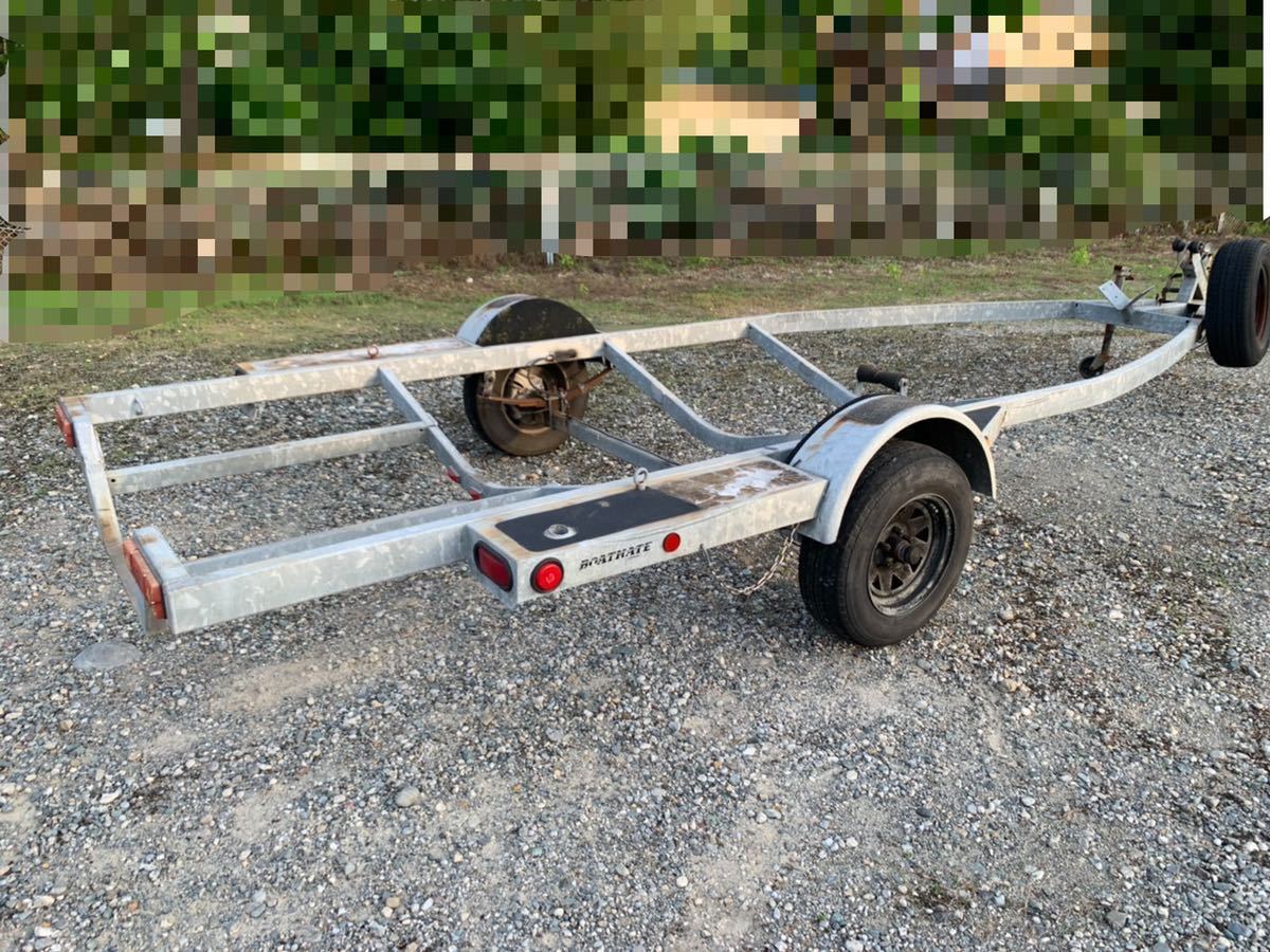 Calkins カルキンス 書類付きボートトレーラー 慣性ブレーキ付き 最大積載量750kg 予備検査後渡し ショアランダー Okiトレーラーズ の落札情報詳細 ヤフオク落札価格情報 オークフリー スマートフォン版