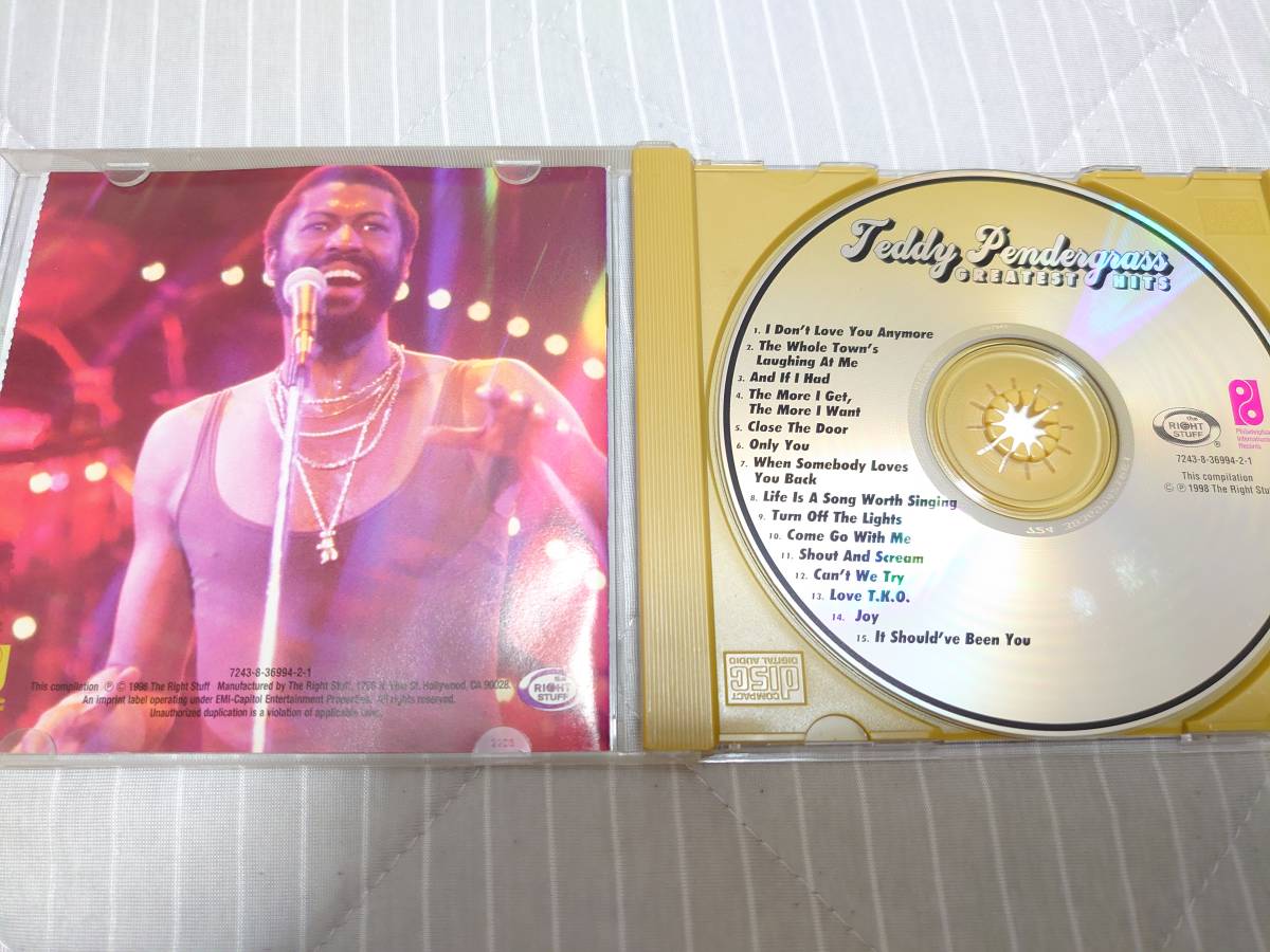 レア ソウル ファンクcd Teddy Pendergrass Greatest Hits ベスト盤 元ネタ の落札情報詳細 ヤフオク落札価格情報 オークフリー スマートフォン版