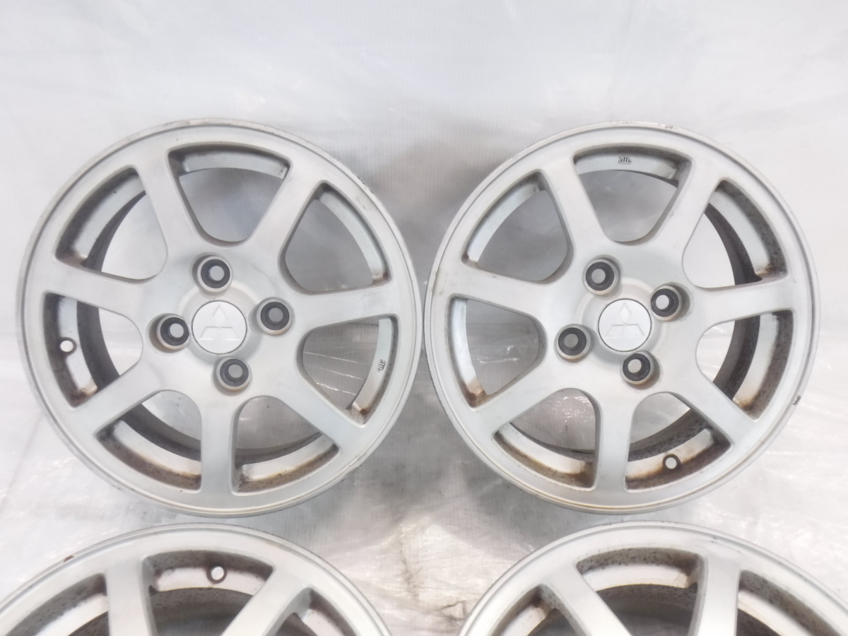 Z27A コルト 4H 100 5.5J +46 14インチ 三菱純正 アルミホイール 4本