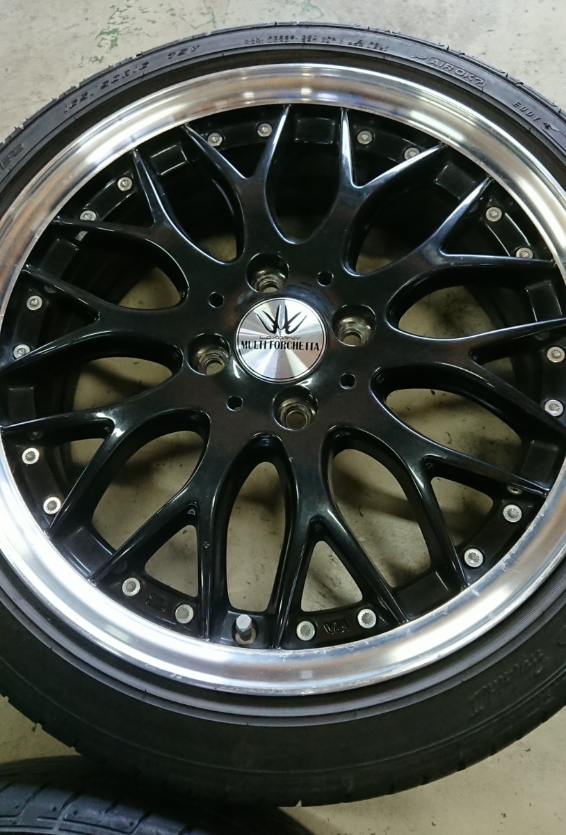 P196-2 ロクサーニ マルチフォルケッタ 16x5.5J 165/50R16 タント