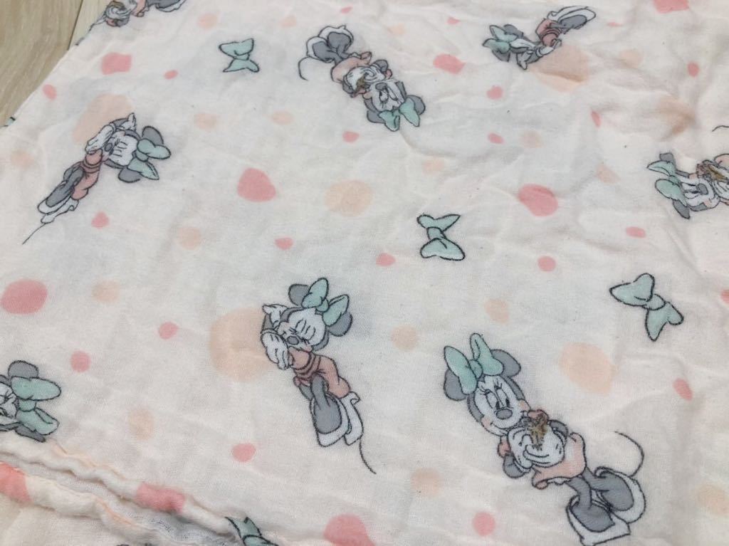 Uniqlo Baby ミニーガーゼおくるみ 1 1cm 綿100 正方形 赤ちゃん ベビー 乳児 肌布団 ひざ掛け ブランケット ピンク ディズニー の落札情報詳細 ヤフオク落札価格情報 オークフリー スマートフォン版