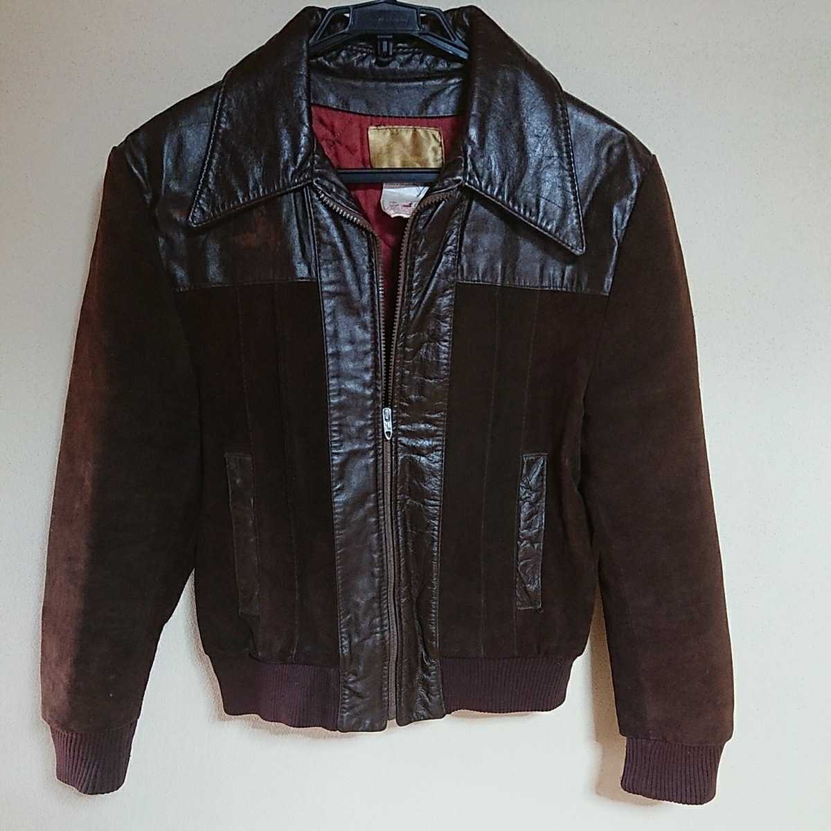 70年代 革ジャン 昭和レトロ ビンテージ ロカビリー CAROL 70年代 革ジャン 昭和レトロ ビンテージ ロカビリー CAROL 70