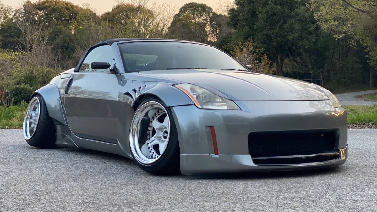 ☆フェアレディZ Z33ロードスター 深リム ロケットバニー 5MT 1円