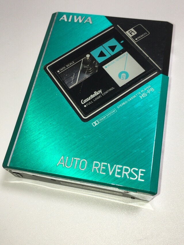 。【ジャンク品】AIWAカセットボーイ HS-P8ポータブルカセットプレーヤー ☆希少 AIWA アイワ HS-P8 Cassette Boy カセットボーイ 純正