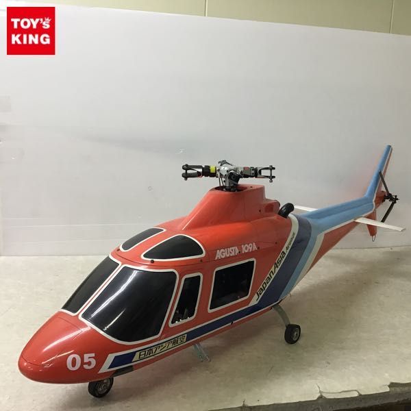 1円～ 店頭受取限定 ジャンク エンジンRCヘリ 日本アジア航空 アグスタ