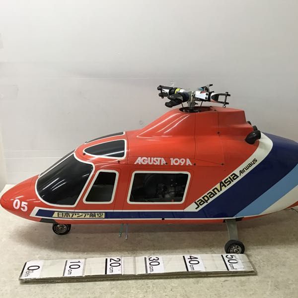 1円～ 店頭受取限定 ジャンク エンジンRCヘリ 日本アジア航空 アグスタ