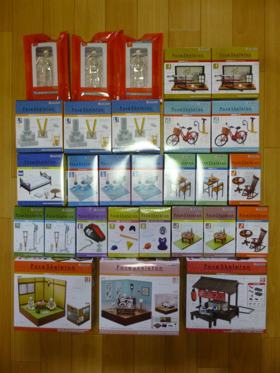 リーメント ポーズスケルトン ヒト01 日本刀セット 死神 お墓参り おやすみセット 和室 他 合計２８個 すべて未開封 ミニチュア の落札情報詳細 ヤフオク落札価格情報 オークフリー スマートフォン版
