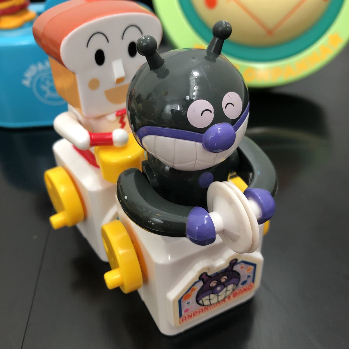 アンパンマンバンド 貯金箱 プッシュランプ 楽器 演奏 レトロ