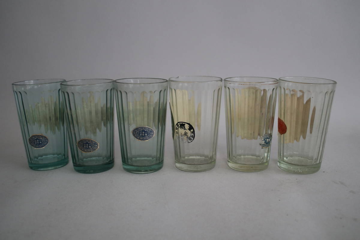 戦後 戦前 缶詰 代用品 アンカーコップ グラス 6個セットの落札情報