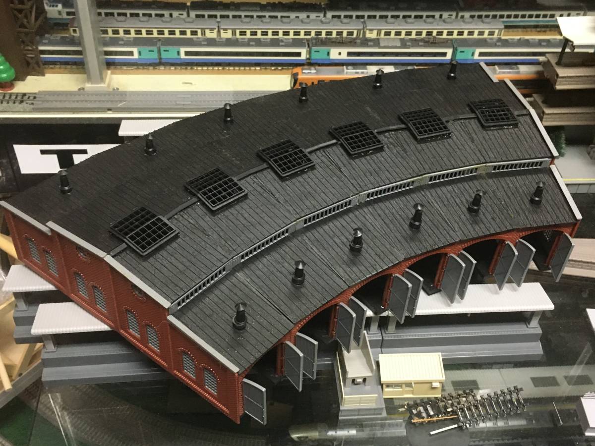 組立済 現状で 9線 扇形機関庫 KATO(カトー)ヘルヤン(HELJAN