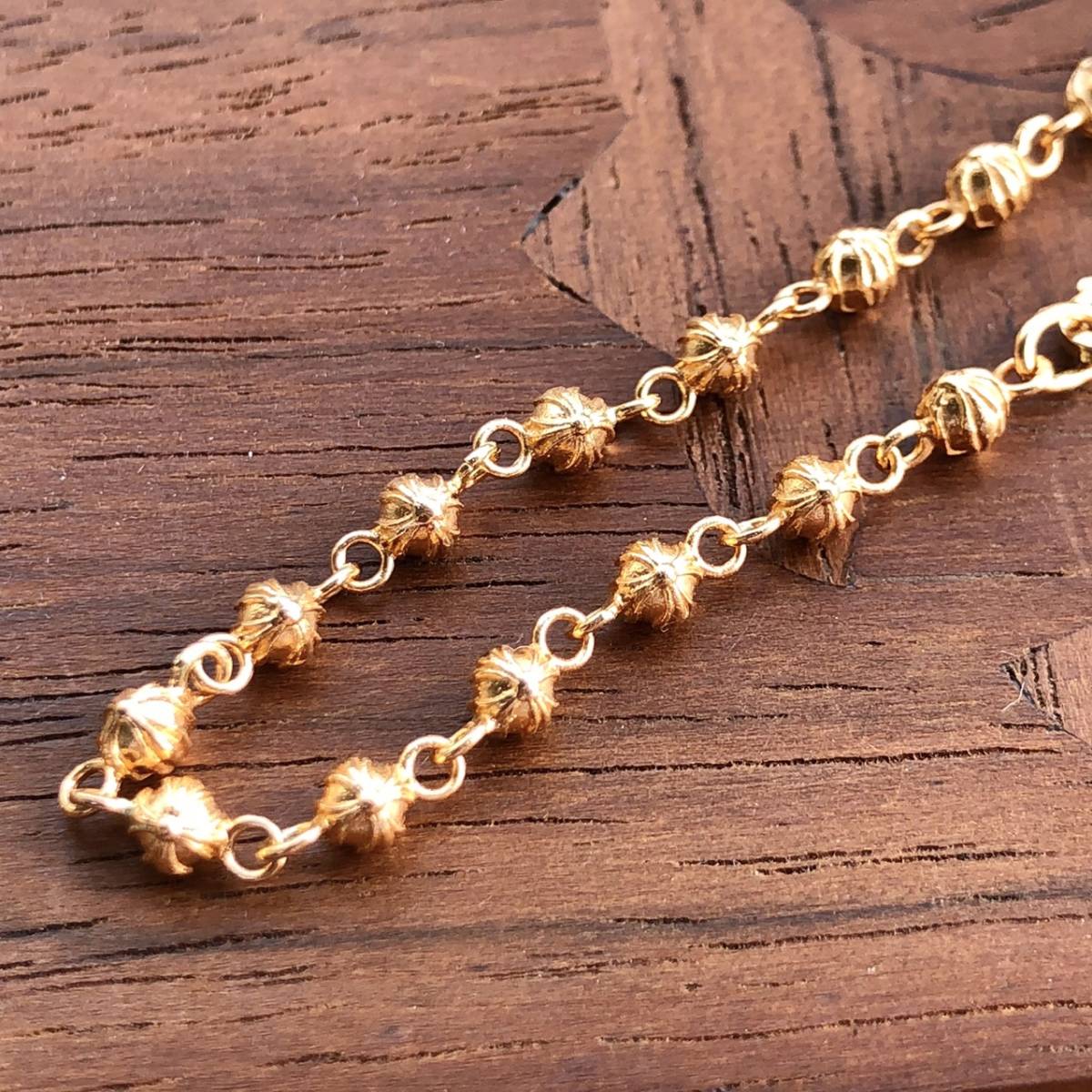 レア 国内未入荷 美品 クロムハーツ Chrome Hearts 22k タイニー