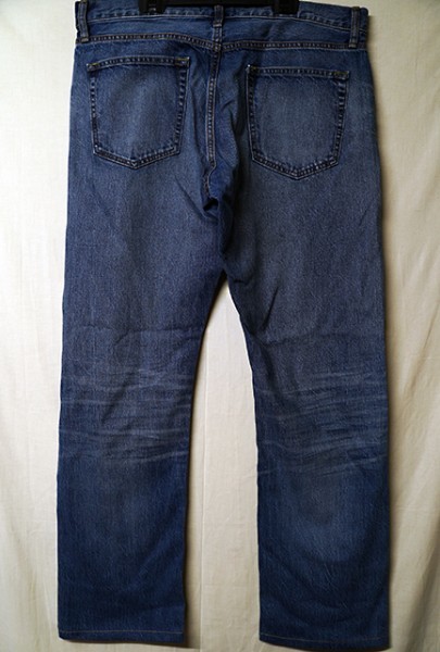 ともみ出品 UNIQLO 321-135738 セルビッジレギュラーフィットストレート30インチ