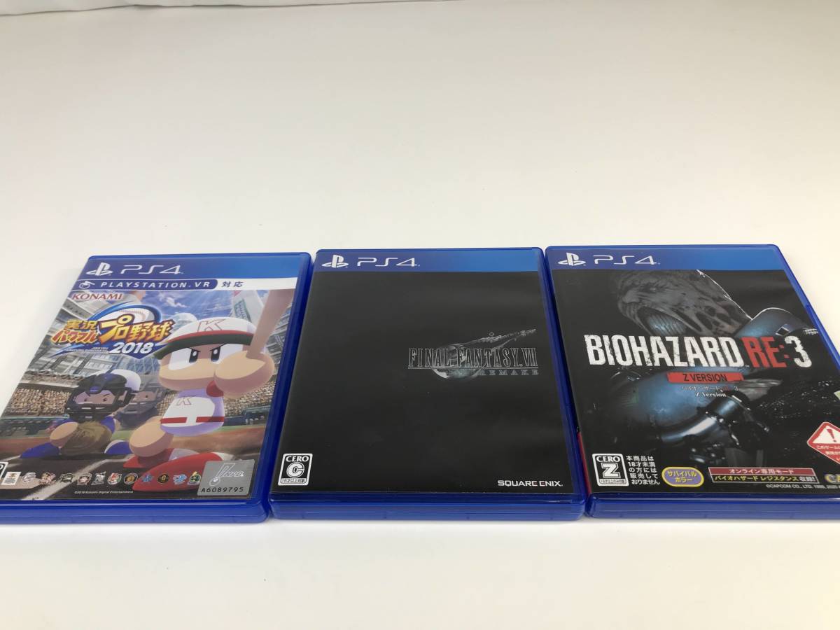 31 1円 Ps4ソフト3本セット バイオハザードre 3 パワプロ18 Ff7リメイク 中古品 の落札情報詳細 ヤフオク落札価格情報 オークフリー スマートフォン版