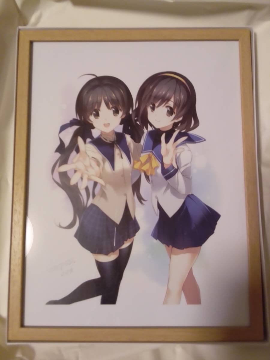 新品】メモリーズオフ -Innocent Fille- 額装イラスト (直筆サイン入り
