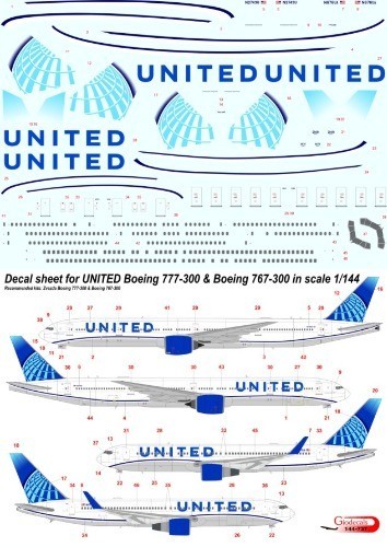 ユナイテッド航空 Planetags B767-300ER ユナイテッド航空 Planetags B767-300ER - メルカリ