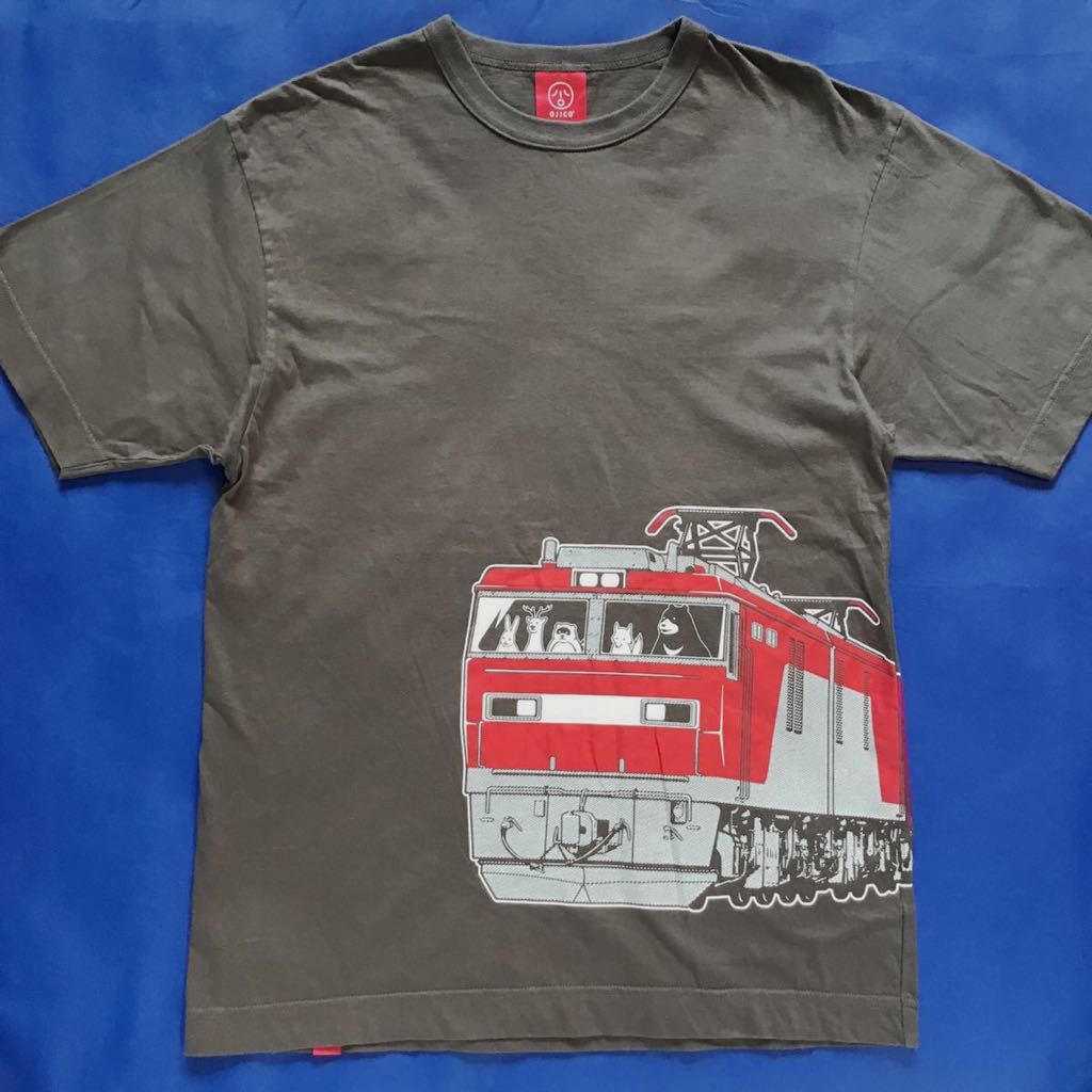 Ojico オジコ Tシャツ 金太郎 チャコールグレー Mens M 165 175ｃｍ Jr 貨物 電車 Eh500 Kintaro 茶 半袖 の落札情報詳細 ヤフオク落札価格情報 オークフリー スマートフォン版
