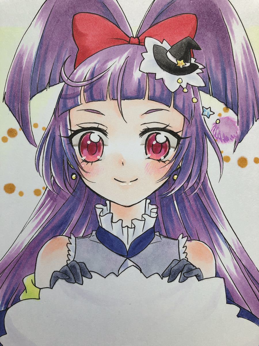 同人 手描きイラスト 女の子 魔法つかい プリキュア キュアマジカル ケント紙a5サイズ の落札情報詳細 ヤフオク落札価格情報 オークフリー スマートフォン版