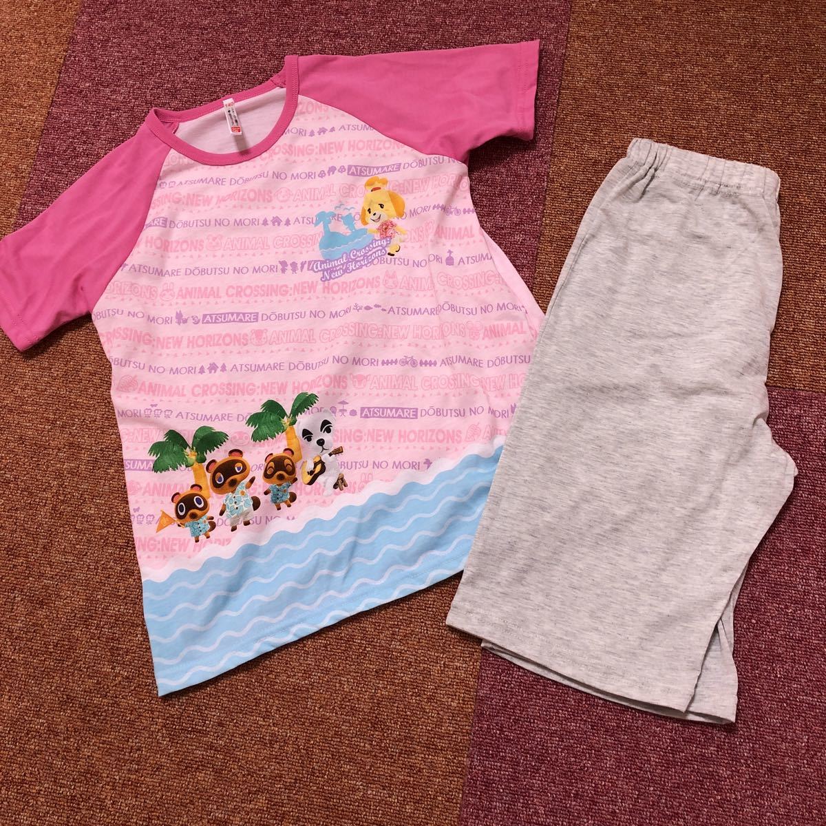 新品 即決 あつまれどうぶつの森 半袖パジャマ 上下セット 140 あつ森 の落札情報詳細 ヤフオク落札価格情報 オークフリー スマートフォン版
