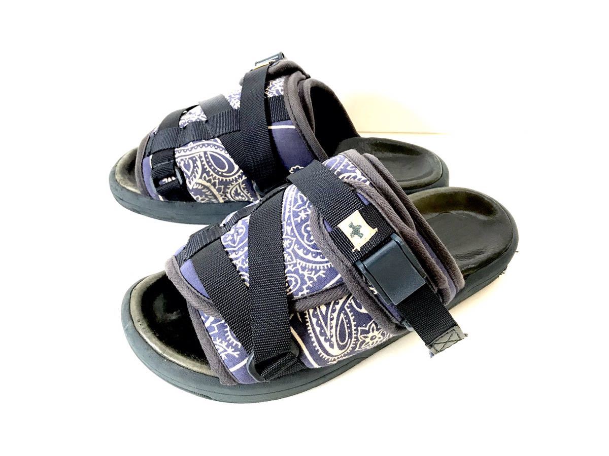 送料無料 ☆ visvim ☆ christo サンダル バンダナ M ペイズリー