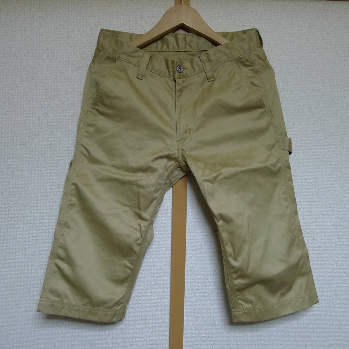桃太郎ジーンズ 出陣 ダック クロップド ショーツ ハーフパンツ