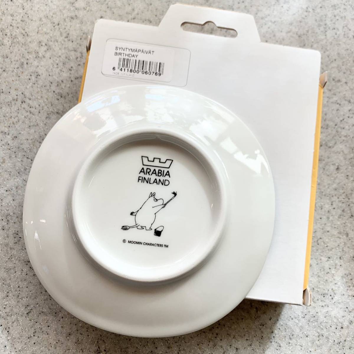 新品】FRIENDSHIP 廃番 アラビア ムーミン ウォールプレート 新品  