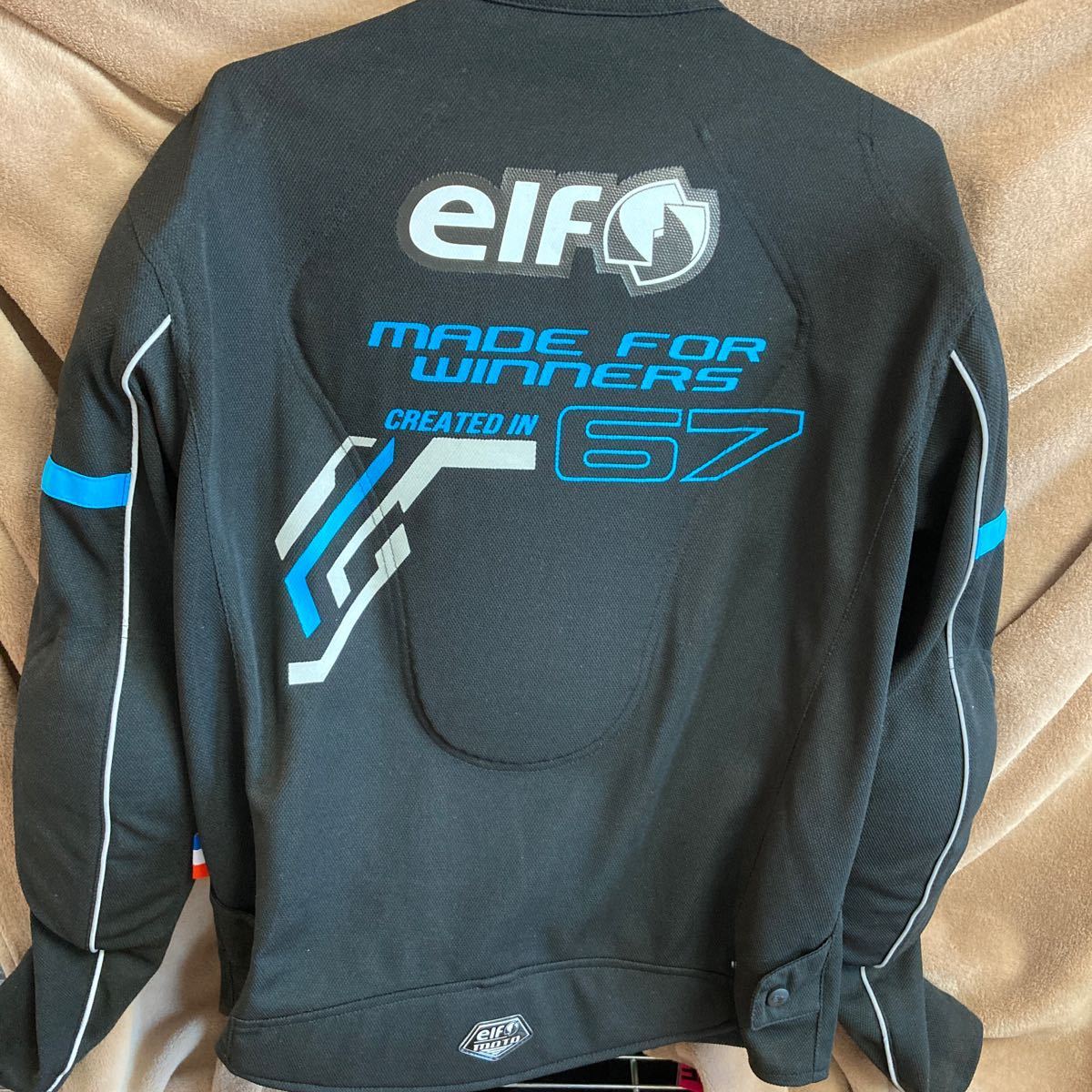 エルフ(ELF) バイク用ジャケット フレッドメッシュジャケット ブラック