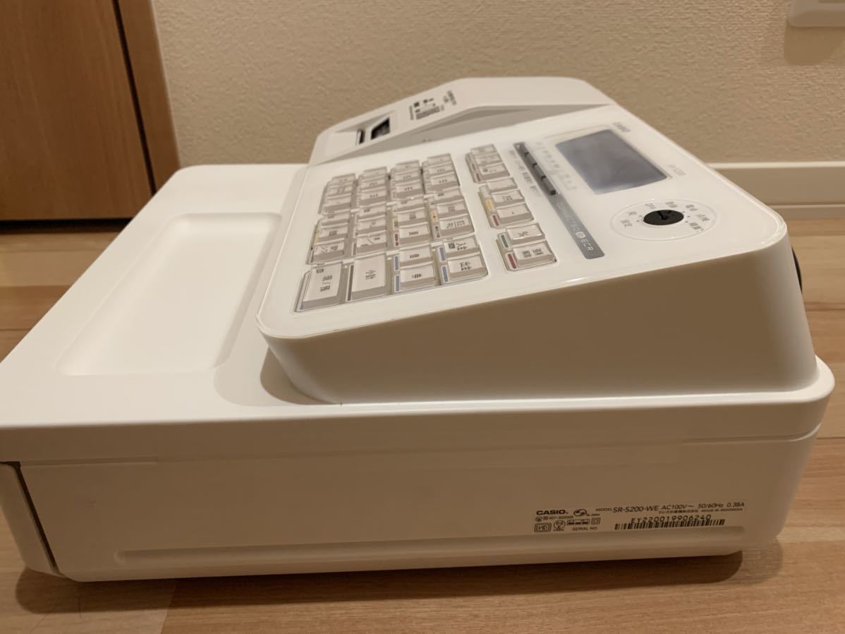 Casio レジスター Bluetoothレジスター Sr S200 We ホワイト カシオ の落札情報詳細 ヤフオク落札価格情報 オークフリー スマートフォン版