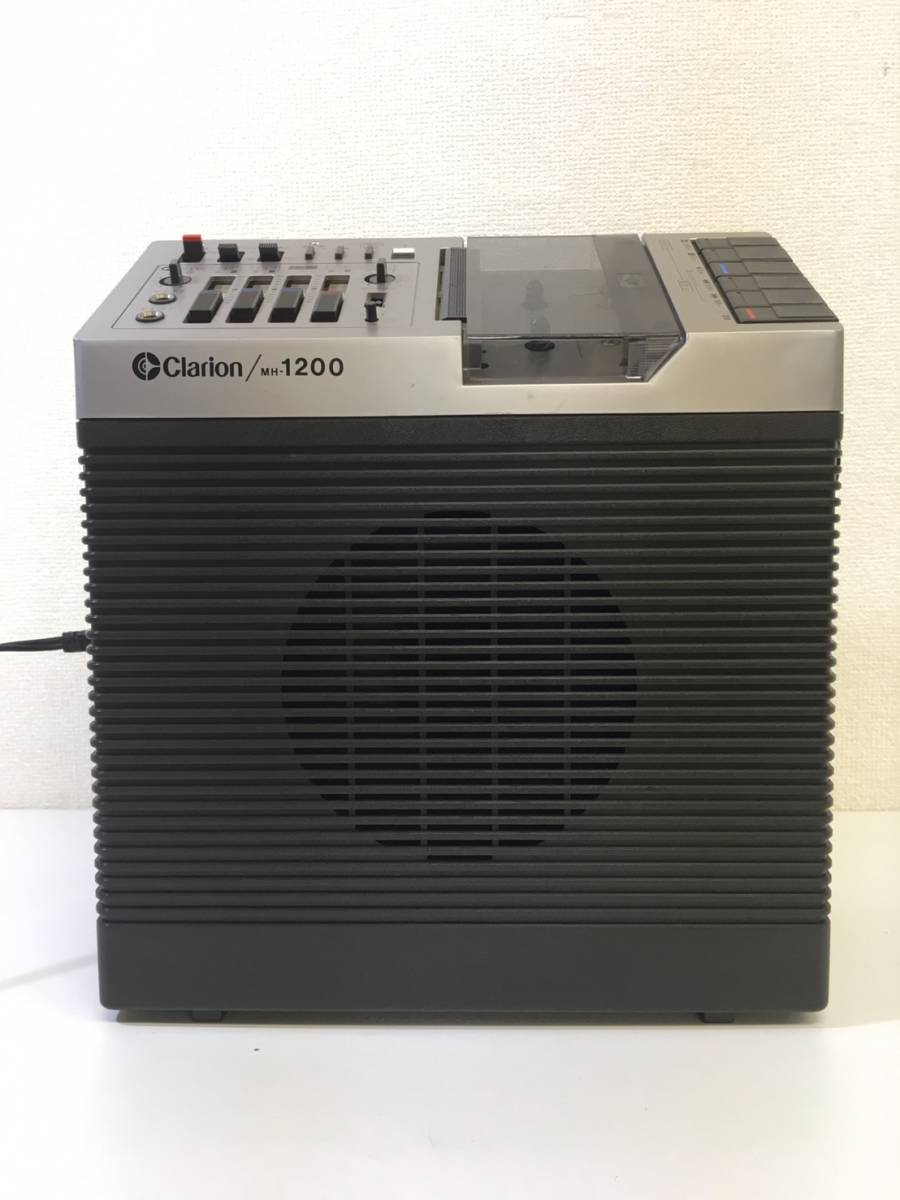 B2844】 Clarion クラリオン MH-1200 カラオケ カセットプレイヤー
