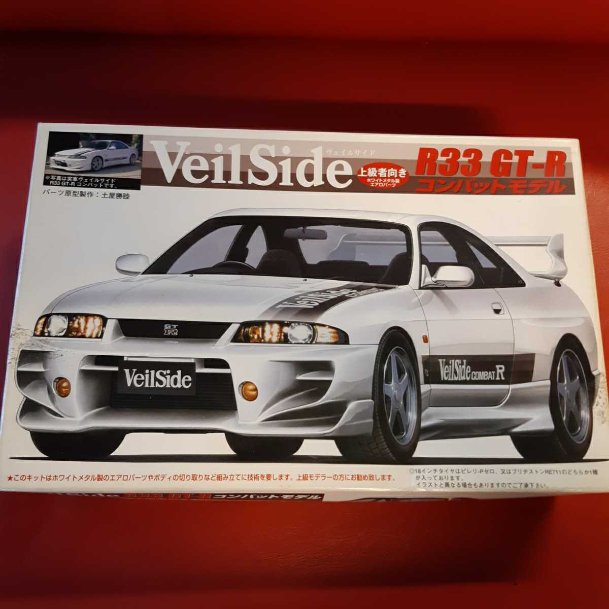 フジミ 1/24 Veilside R33 GT-R コンバットモデル 難あり ボディー割れ