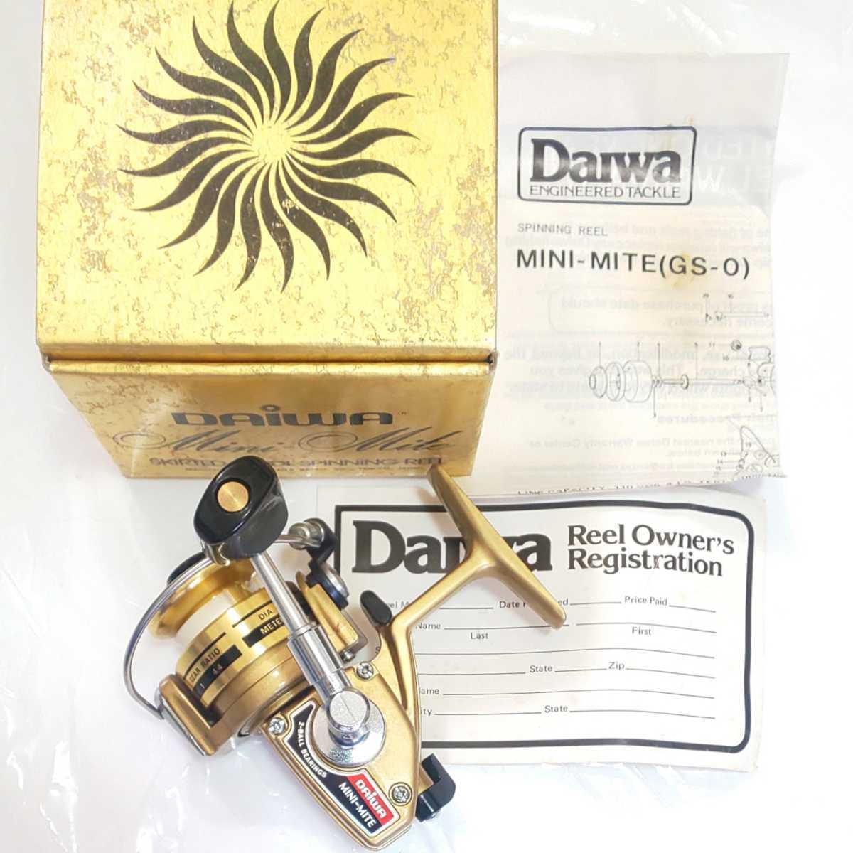 美品 オールド ダイワ ミニメイト Daiwa Mini Mite 超小型スピニング オールドリール 1970年代 オーバーホール済み １円スタート 希少品 の落札情報詳細 ヤフオク落札価格情報 オークフリー スマートフォン版