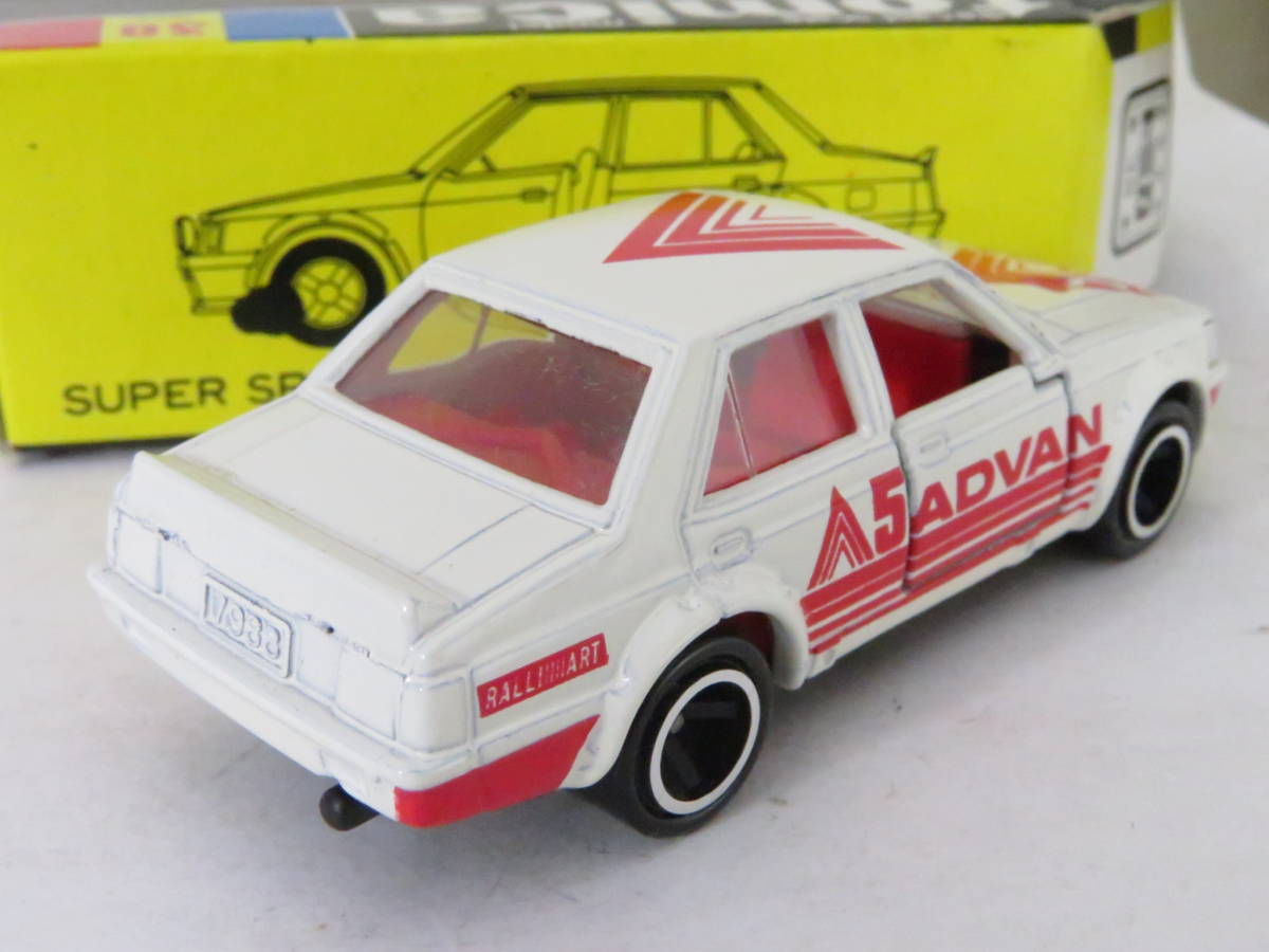 トミカ　三菱ランサーターボ　アドバン　　　　　　一般輸出 トミカ 三菱ランサーターボ 輸出仕様 ADVAN