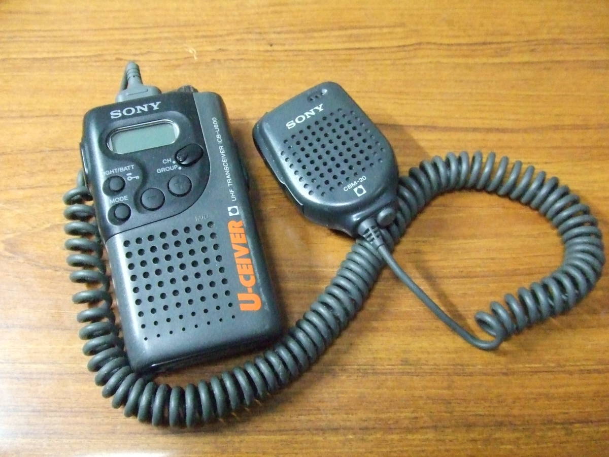 売り最激安 1円スタート SONY ICB-87H トランシーバー ROGER 2ケセット
