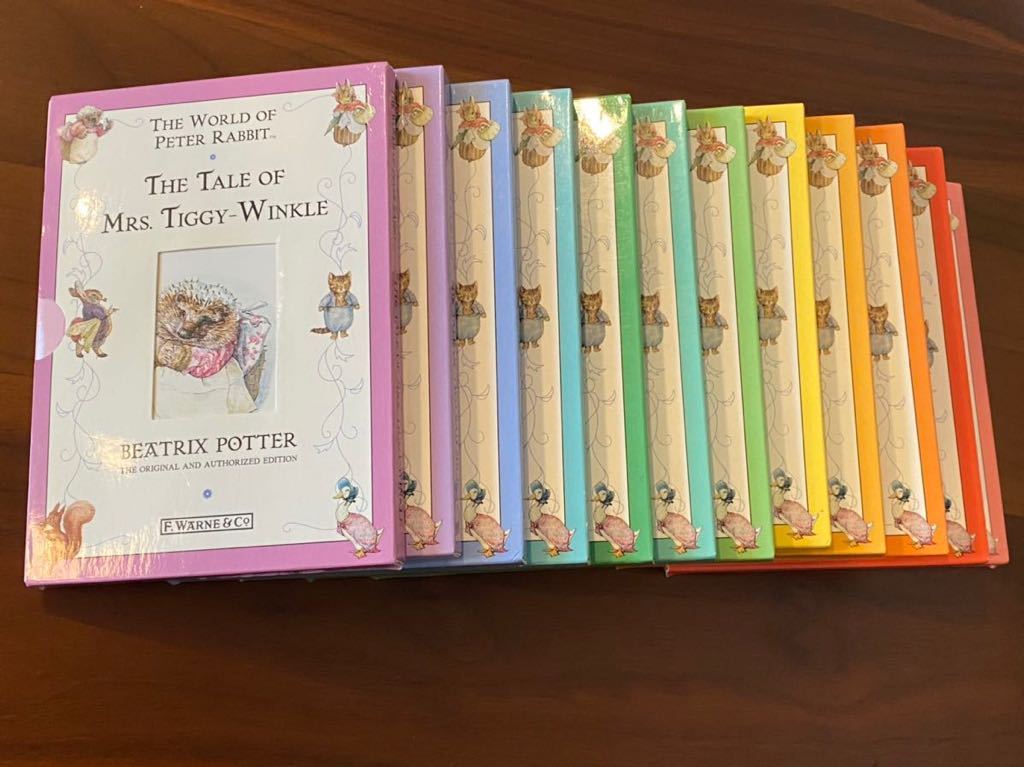 ピーターラビット 英語版 絵本 オリジナルエディション The World Of Peter Rabbit 全12冊セット 全巻日本語解説書付き の落札情報詳細 ヤフオク落札価格情報 オークフリー スマートフォン版