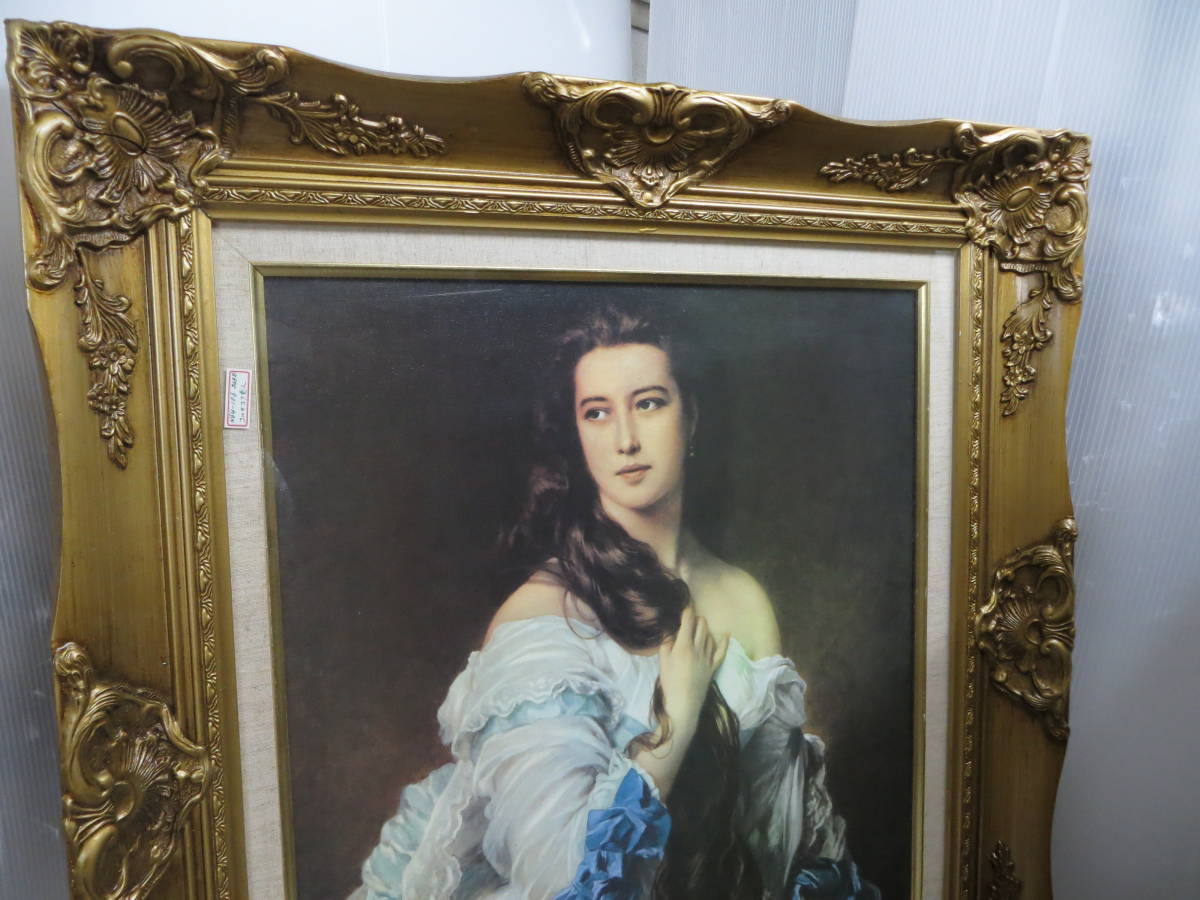 油絵 ヴィンターハルター 婦人の肖像 M25 Www Futureintermediacoes Com Br