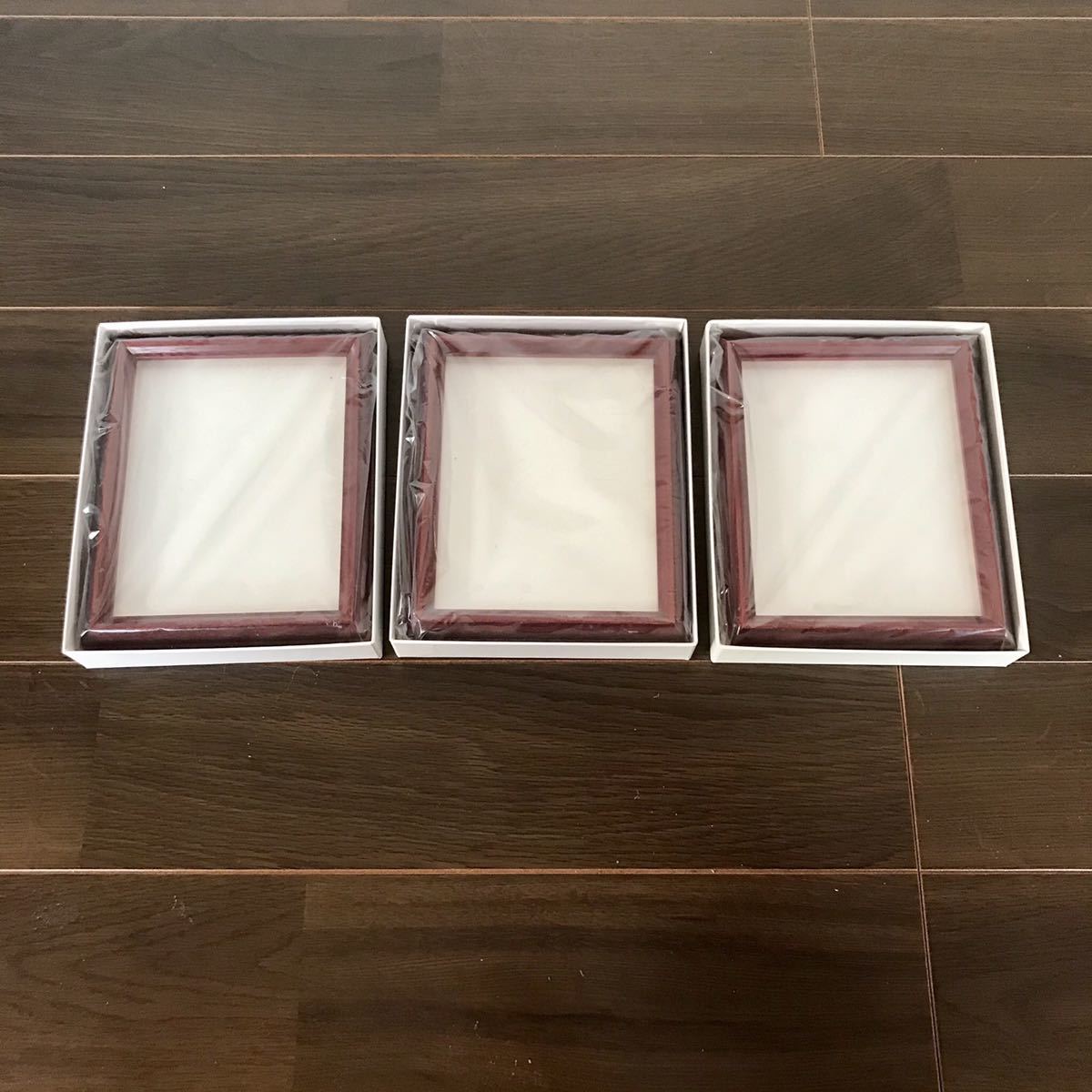 新品】新品 木製フレーム 3枚 写真立て フォトスタンド フォトフレーム 