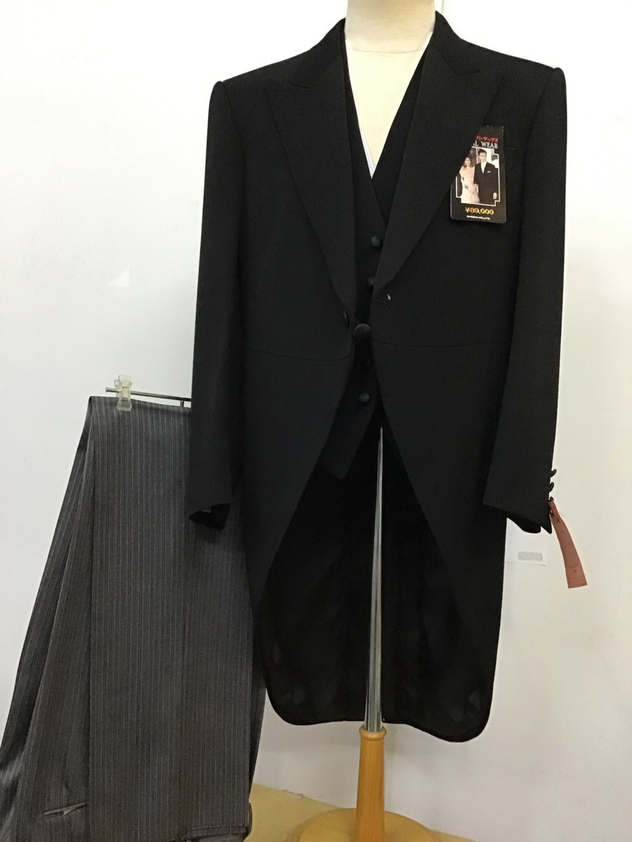 新品 アウトレット品 モーニングコートab５ ベスト コールズボン付き フォーマル メンズ 男性用 激安 コールパンツ 送料無料 正装 結婚式 の落札情報詳細 ヤフオク落札価格情報 オークフリー スマートフォン版