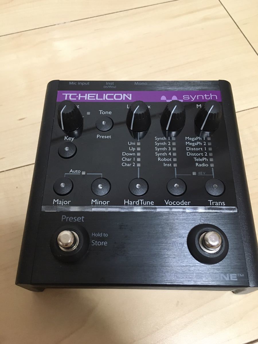 廃盤】TC HELICON VOICETONE SYNTH（廃盤】ボーカルエフェクター