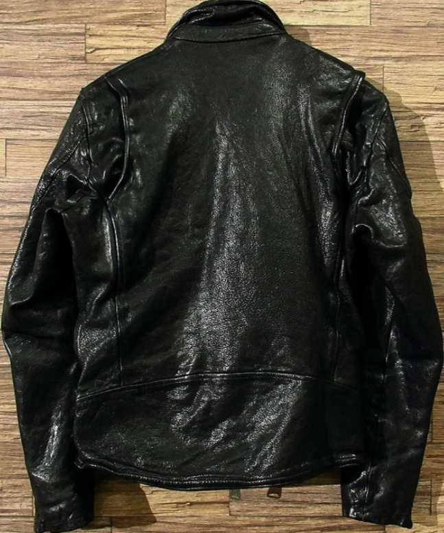 ハーレムラウンジゴートレザーダブルライダースジャケットMサイズ