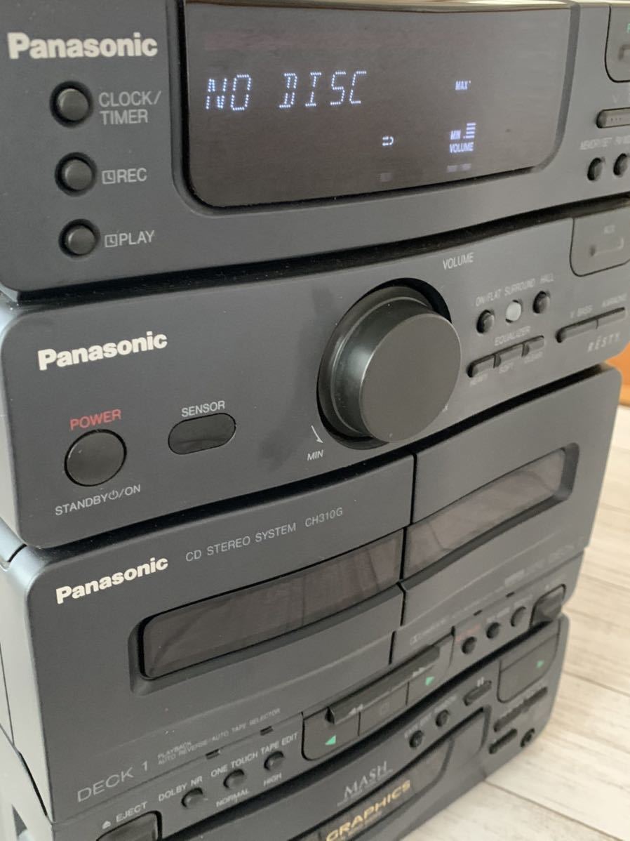 Panasonic SC-CH310G ステレオCDカセットコンポ Panasonic SC-CH310G ステレオCDカセットコンポ - メルカリ