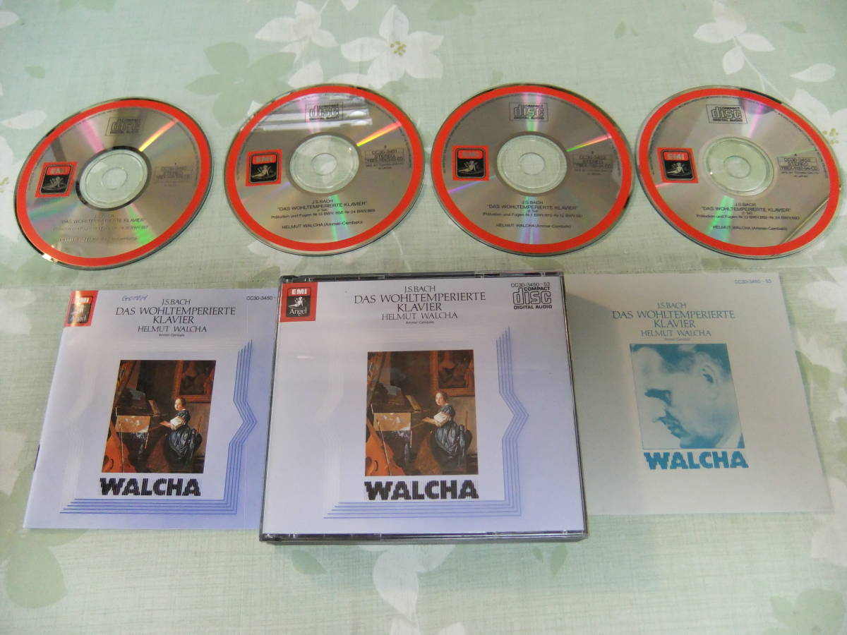 Emi Cc30 3450 53 J S バッハ 平均律クラヴィーア曲集 全曲 4cd ヘルムート ヴァルハ アンマー チェンバロ Made In Japan の落札情報詳細 ヤフオク落札価格情報 オークフリー スマートフォン版
