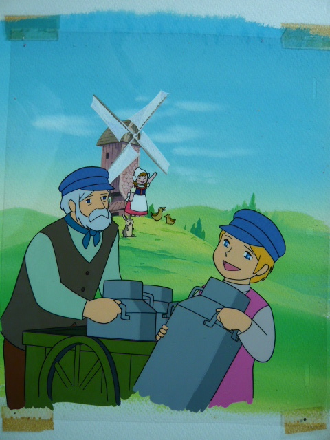 セル画 フランダースの犬 版権物 直筆背景 ネロ アロア おじいさん 風車小屋 パトラッシュが二人の足元に見えるかは貴方の 愛 次第 の落札情報詳細 ヤフオク落札価格情報 オークフリー スマートフォン版