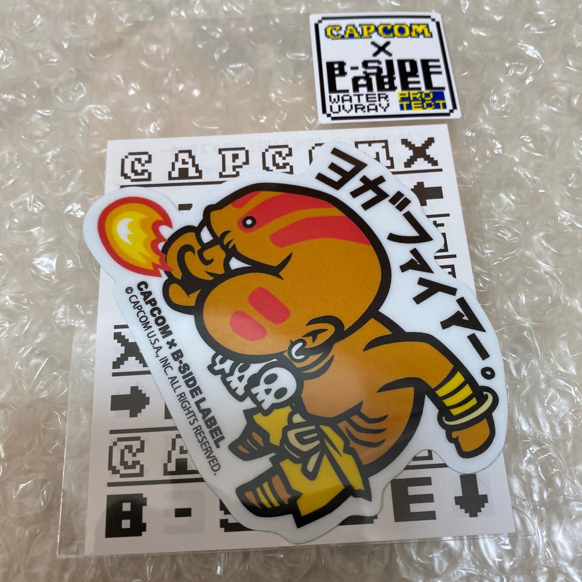 新品】B-SIDE LABEL ステッカー ストリートファイター CAPCOM ダルシム