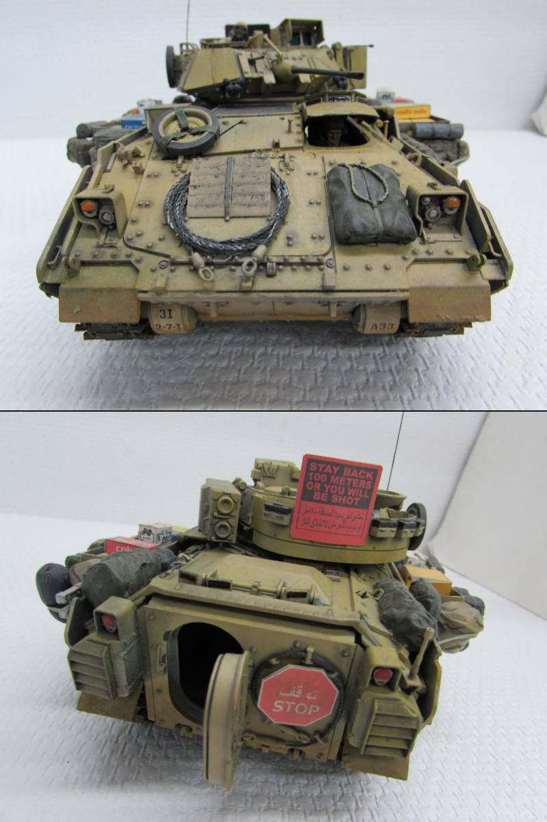現状品 完成塗装品 タミヤ TAMIYA 1/35 M2A2 ODA デザートブラッドレー