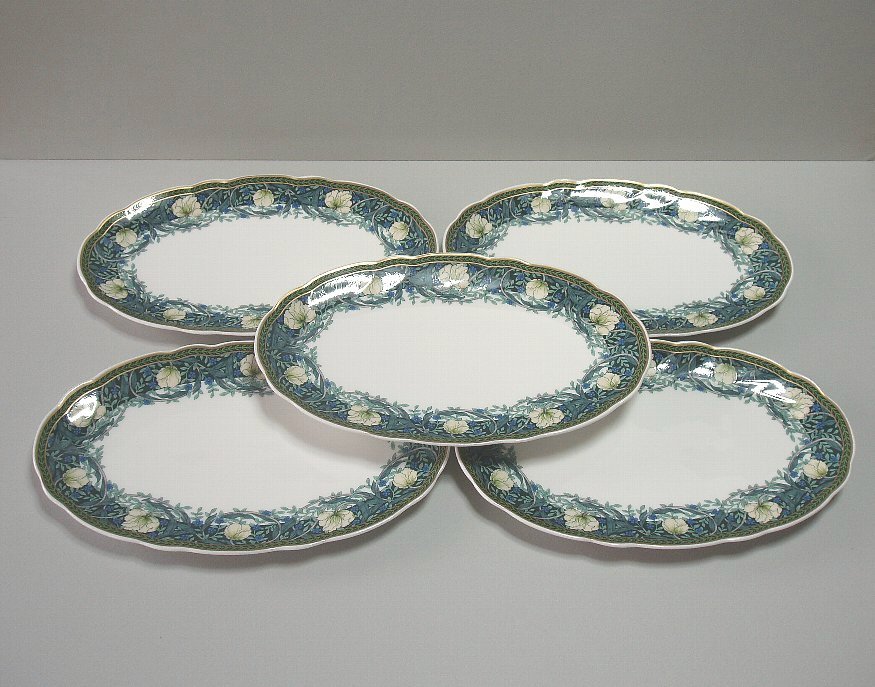 新品☆ニッコー ウィリアムモリス ピンパーネル 25cm パーティトレイ