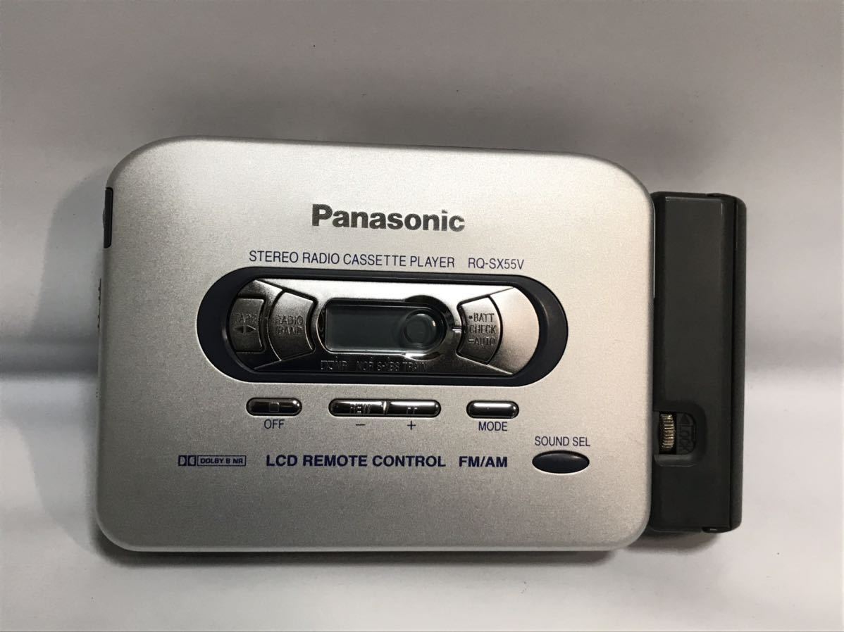 Panasonic ステレオ ラジオ カセットプレーヤー SX55V 概要 チューナー付ヘッドホンステレオ RQ-SX55V | オーディオ